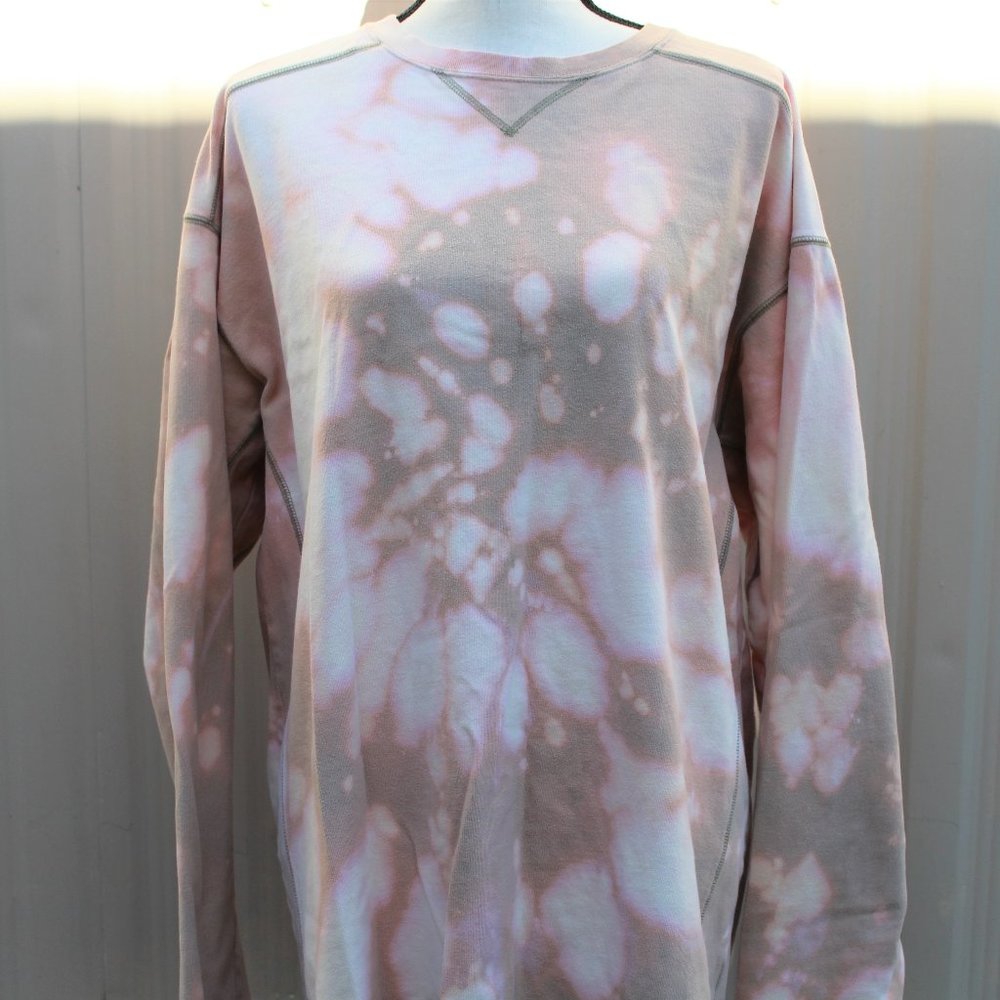 Bleach Dyed Columbia Long Sleeve Shirt